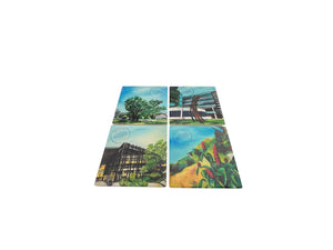 SMU Placemakers Collection Set of 4 Ceramic Coasters