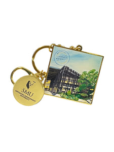 SMU Placemakers Collection Bag Charm Keychain